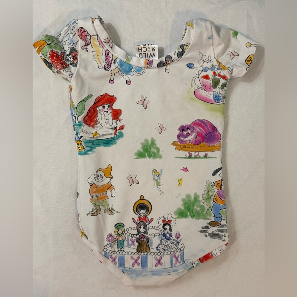 Wild Rich Kids 2T Disney Print Leotard